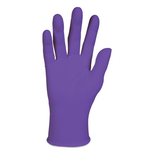 Kimberly-Clark Purple Nitrile Gloves, Purple, 242 Mm Length, Small, 6 Mil, 1000/Carton