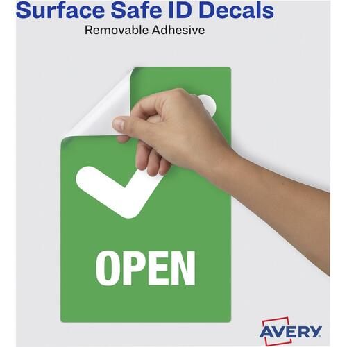 Avery® Surface Safe Open/Closed Table/Chair Decals