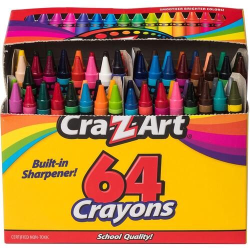 Cra-Z-Art School Quality Crayon - Assorted Color - Pack of 24