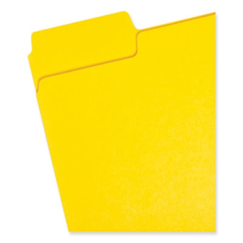 Smead Supertab Colored File Folders, 1/3-Cut Tabs: Assorted, Letter Size, 0.75" Expansion, 11-Pt Stock, Color Assortment 1, 24/Pack