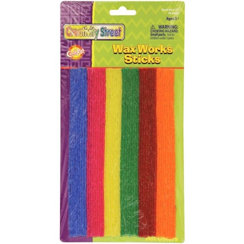 Pacon Wax Works Wax Works Hot Colors Sticks Assortment