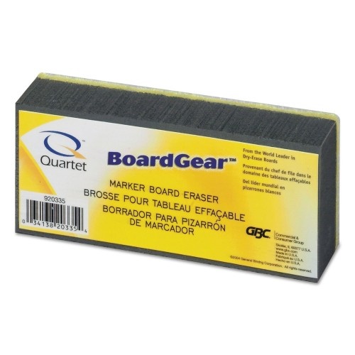 Quartet Boardgear Marker Board Eraser, 5" X 2.75" X 1.38"
