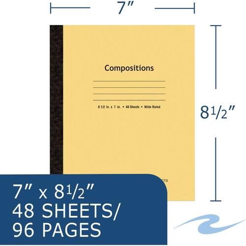 Roaring Spring Wide Ruled Flexible Cover Composition Book