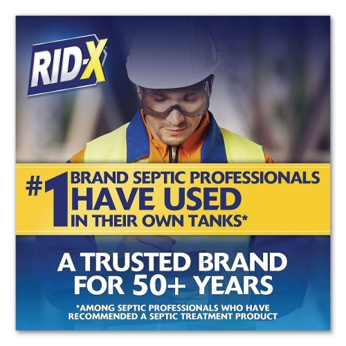 Rid-X Septic System Treatment Concentrated Powder, 9.8 Oz, 12/Carton