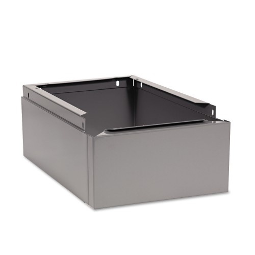 Tennsco Optional Locker Base, 12W X 18D X 6H, Medium Gray