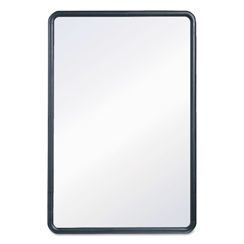 Quartet Contour Dry Erase Board, 24 X 18, Melamine White Surface, Black Plastic Frame