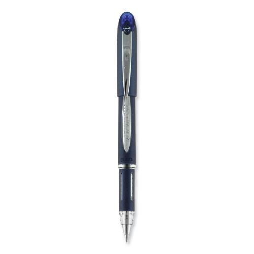 Uni-Ball Jetstream Ballpoint Pen, Stick, Fine 0.7 Mm, Blue Ink, Blue Barrel