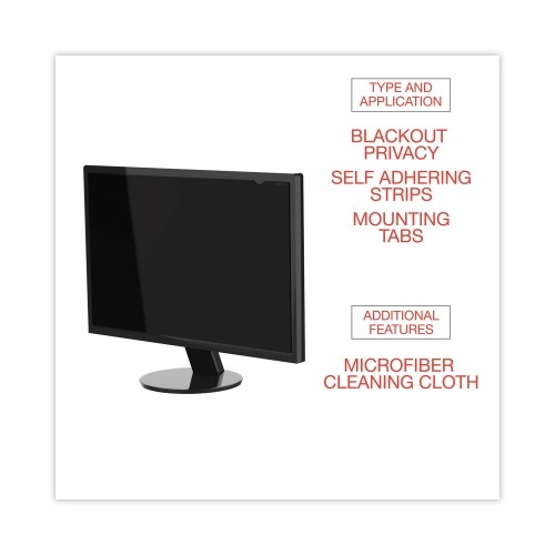 Innovera Blackout Privacy Filter For 27" Widescreen Lcd Monitor, 16:9 Aspect Ratio