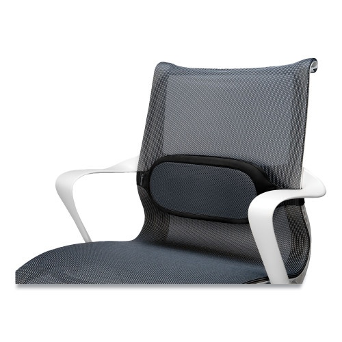 Fellowes I-Spire Series Lumbar Cushion, 14 X 3 X 6, Gray/Black