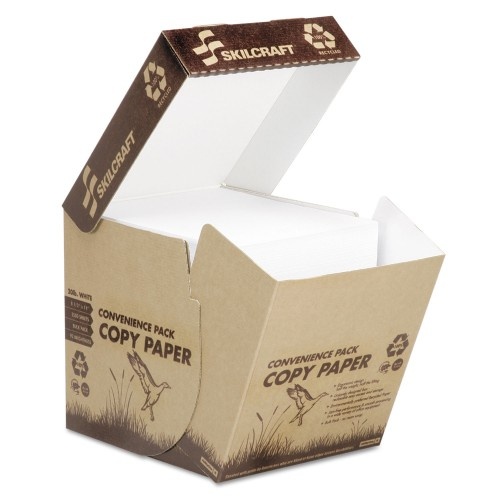 Copy Paper Convenience Carton, 92 Bright, 20 lb Bond Weight, 8.5 x