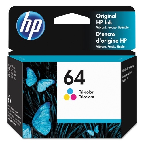 Hp 64 Tri-Color Ink Cartridge