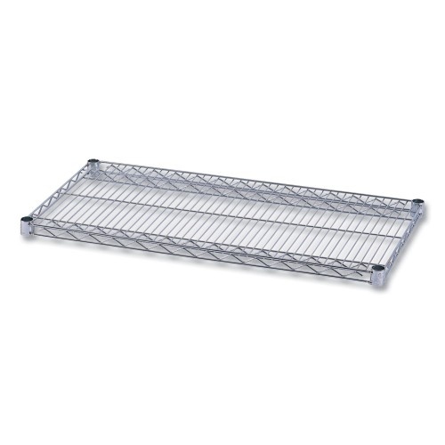Alera Industrial Wire Shelving Extra Wire Shelves, 36W X 18D, Silver, 2 Shelves/Carton