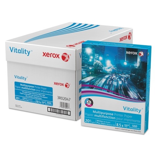 Xerox Vitality Multipurpose Print Paper, 92 Bright, 20 Lb Bond