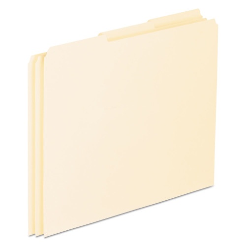 Pendaflex Blank Top Tab File Guides, 1/3-Cut Top Tab, Blank, 8.5 X 11, Manila, 100/Box