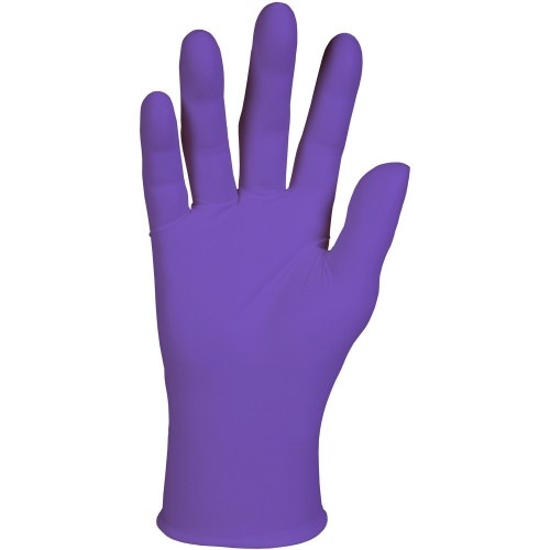 Kimberly-Clark Purple Nitrile Gloves, Purple, 242 Mm Length, X-Large, 6 Mil, 900/Carton
