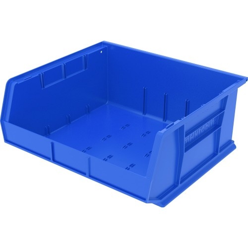 Akro-Mils Akrobin 7" Height X 16.50" Width X 14.80" Depth - Unbreakable, Water Proof, Stackable, Corrosion Proof - Blue - Polymer - 1 Each (30250B)