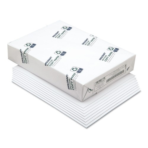 Abilityone 753001 Skilcraft Xerographic Paper, 92+ Bright, 20Lb, A4, White, 500 Sheets/Ream, 10 Reams/Carton