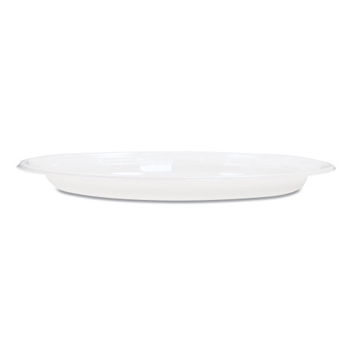 Dart Famous Service Plastic Dinnerware, Plate, 6" Dia, White, 125/Pack