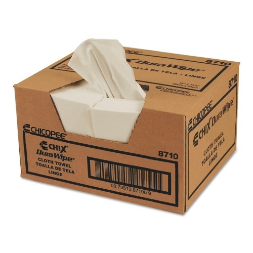 Chicopee Veraclean Critical Cleaning Wipes, Smooth Texture, 1/4 Fold, 12 X 13, White, 400/Carton