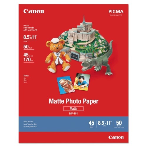 Canon® High Resolution Paper, 8.5 x 11, Matte White, 100/Pack