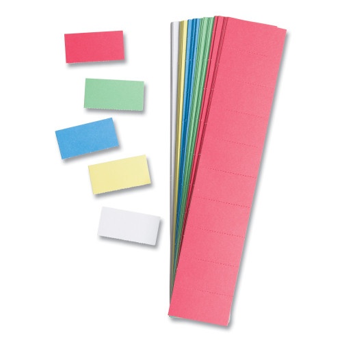 U Brands Data Card Replacement, 2 X 1, Assorted Colors, 1,000/Pack