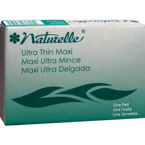 Impact Naturelle Maxi Pads, #4 Ultra Thin With Wings, 200 Individually Wrapped/Carton