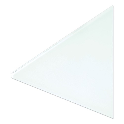 U Brands Floating Glass Dry Erase Board, 47 X 35, White