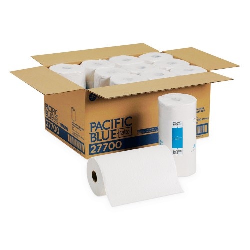 Georgia-Pacific Pacific Blue Select Perforated Paper Towel, 8 4/5X11, White, 250/Roll, 12 Rl/Ct