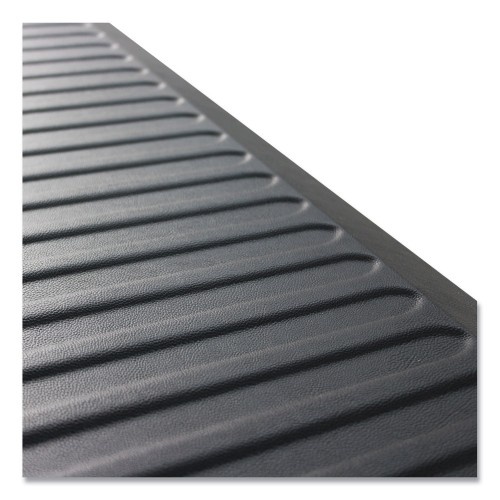 Floortex Afs-Tex 6000X Anti-Fatigue Mat, Rectangular, 23 X 67, Midnight Black
