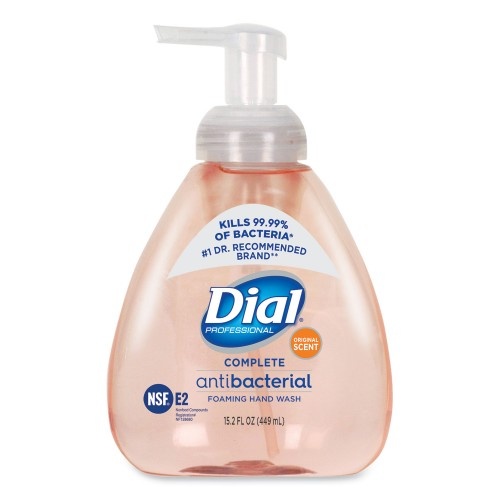 Dial Antimicrobial Foaming Hand Wash, Original Scent, 15.2Oz, 4/Carton
