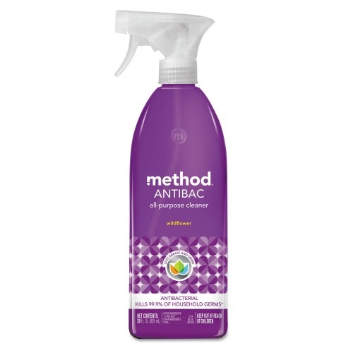 Method Antibac All-Purpose Cleaner, Wildflower, 28 Oz Spray Bottle