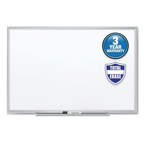 Quartet Classic Series Total Erase Dry Erase Boards, 36 X 24, White Surface, Silver Anodized Aluminum Frame