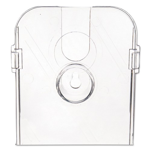 Deflecto Docuholder For Countertop/Wall-Mount W/Card Holder, 4.38W X 4.25D X 7.75H, Clear