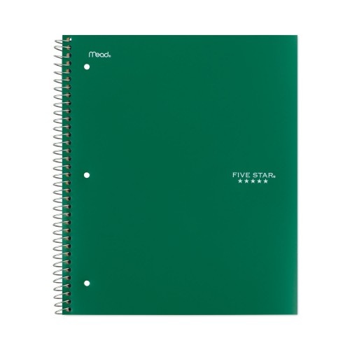 Five Star Wirebound Notebook With Four Pockets, 3-Subject, Medium/College Rule, Randomly Assorted Cover Color, 11 X 8.5 Sheets