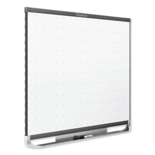 Quartet Prestige 2 Magnetic Total Erase Whiteboard, 48 X 36, White Surface, Graphite Fiberboard/Plastic Frame