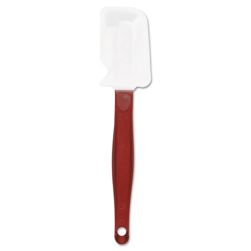 Rubbermaid Commercial High-Heat Cook's Scraper, 9 1/2 In, Red/White