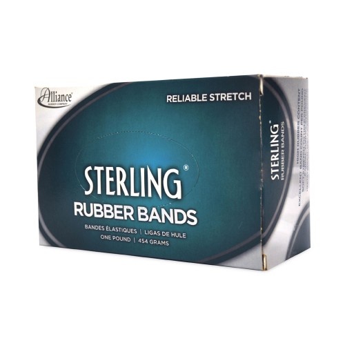 Alliance Sterling Rubber Bands, Size 31, 0.03" Gauge, Crepe, 1 Lb Box, 1,200/Box
