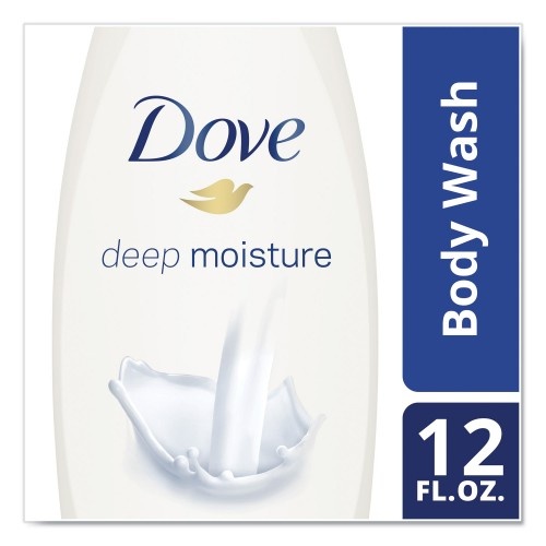 Diversey Dove Body Wash Deep Moisture, 12 Oz Bottle, 6/Carton