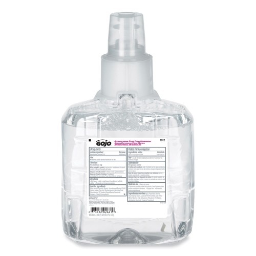 Gojo Antibacterial Foam Handwash, Refill, Plum, 1200Ml Refill, 2/Carton