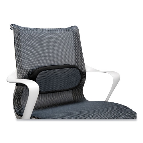 Fellowes I-Spire Series Lumbar Cushion, 14 X 3 X 6, Gray/Black