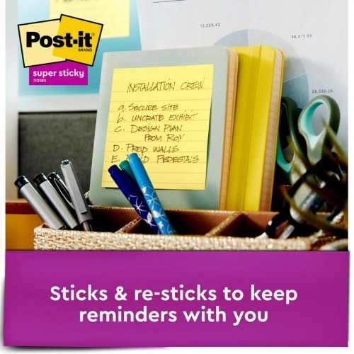 Post-It® Super Sticky Lined Dispenser Notes