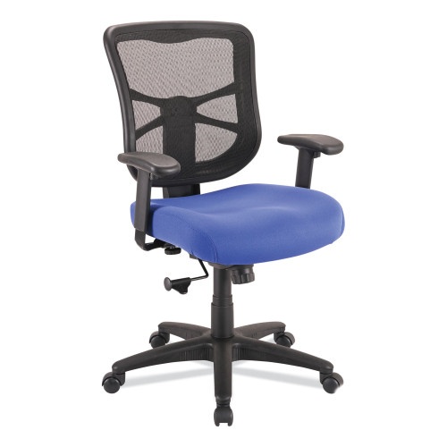 Alera Elusion Series Mesh Mid-Back Swivel/Tilt Chair, Supports Up To 275 Lb, 17.9" To 21.8" Seat Height, Navy Seat