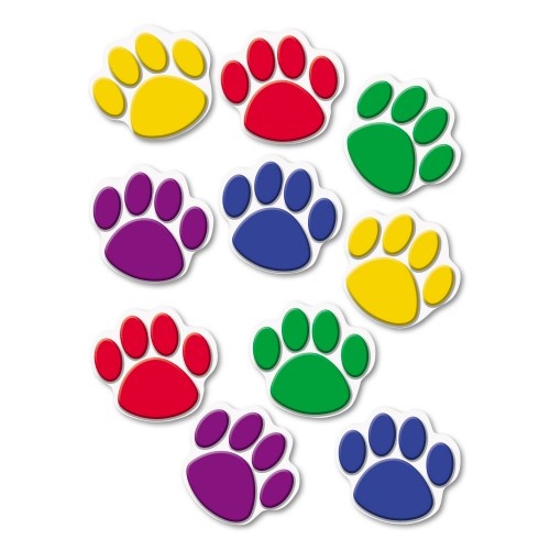 Teacher Created Resources Colorful Paw Prints Accent