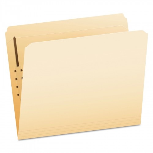Pendaflex Manila Fastener Folders, Straight Tabs, 1 Fastener, Letter Size