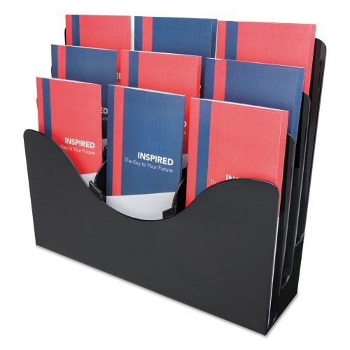 Deflecto 3-Tier Document Organizer with 6 Removable Dividers