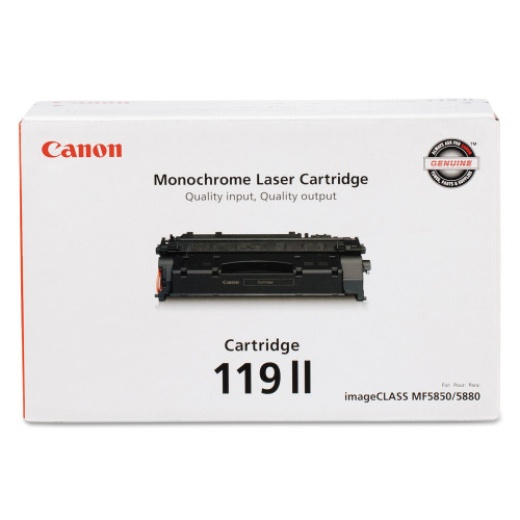 Canon (CRG-119 II) High-Yield Toner, 6,400 Page-Yield, Black