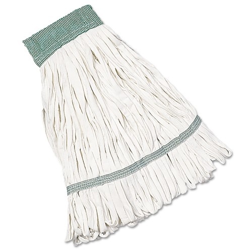 AbilityOne 792001 SKILCRAFT Rough-N-Ready Looped End Mop Head, Medium, White