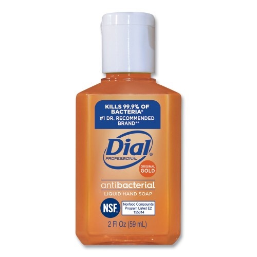 Dial Gold Antibacterial Liquid Hand Soap, Floral, 2 Oz, 144/Carton