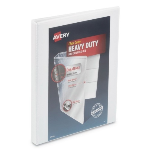 Avery Heavy-Duty View Binder with DuraHinge and One Touch Slant Rings