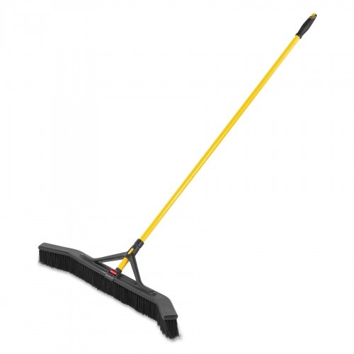 Rubbermaid Commercial Fine Bristle 36 Push Broom 3 Polyethylene